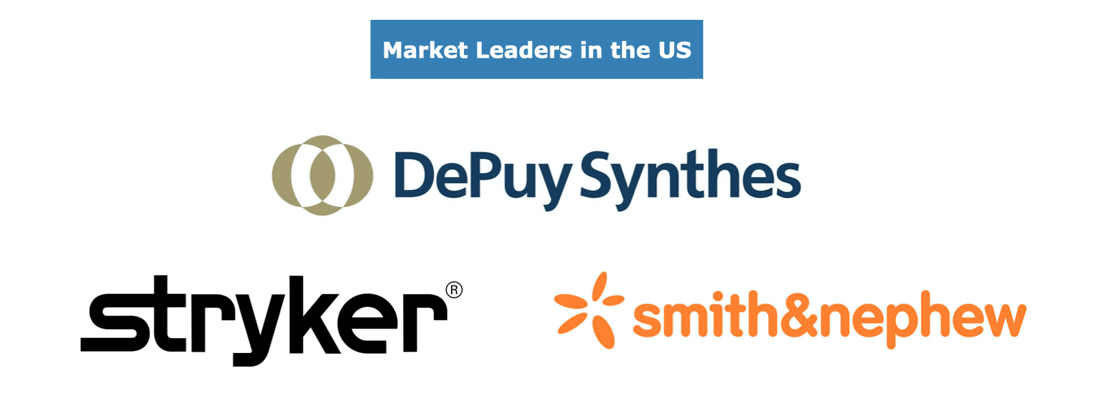 Competitors in the European Trauma Device Market, 2020